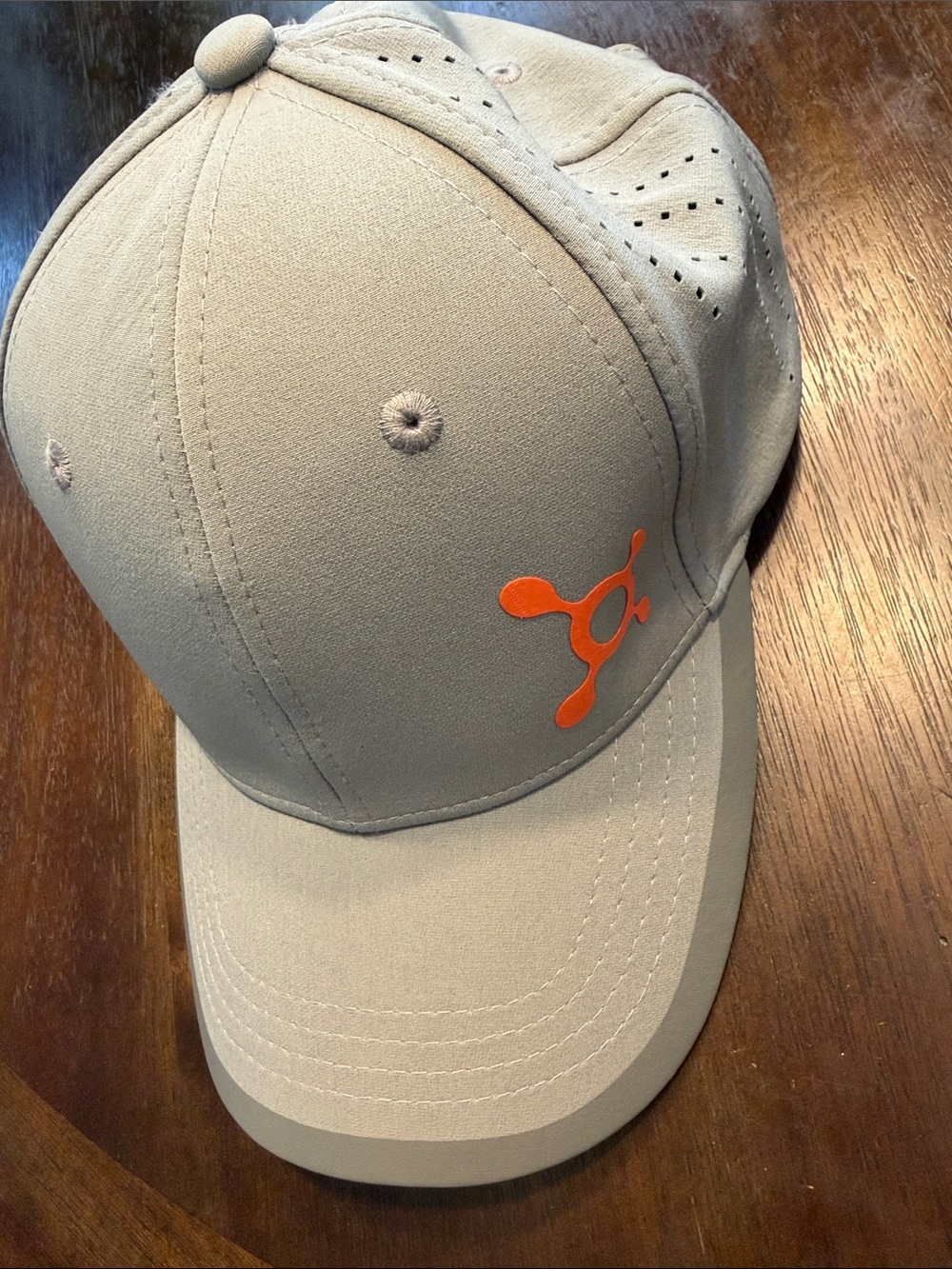 Gray Performance Baseball Cap with OrangeTheory Logo
